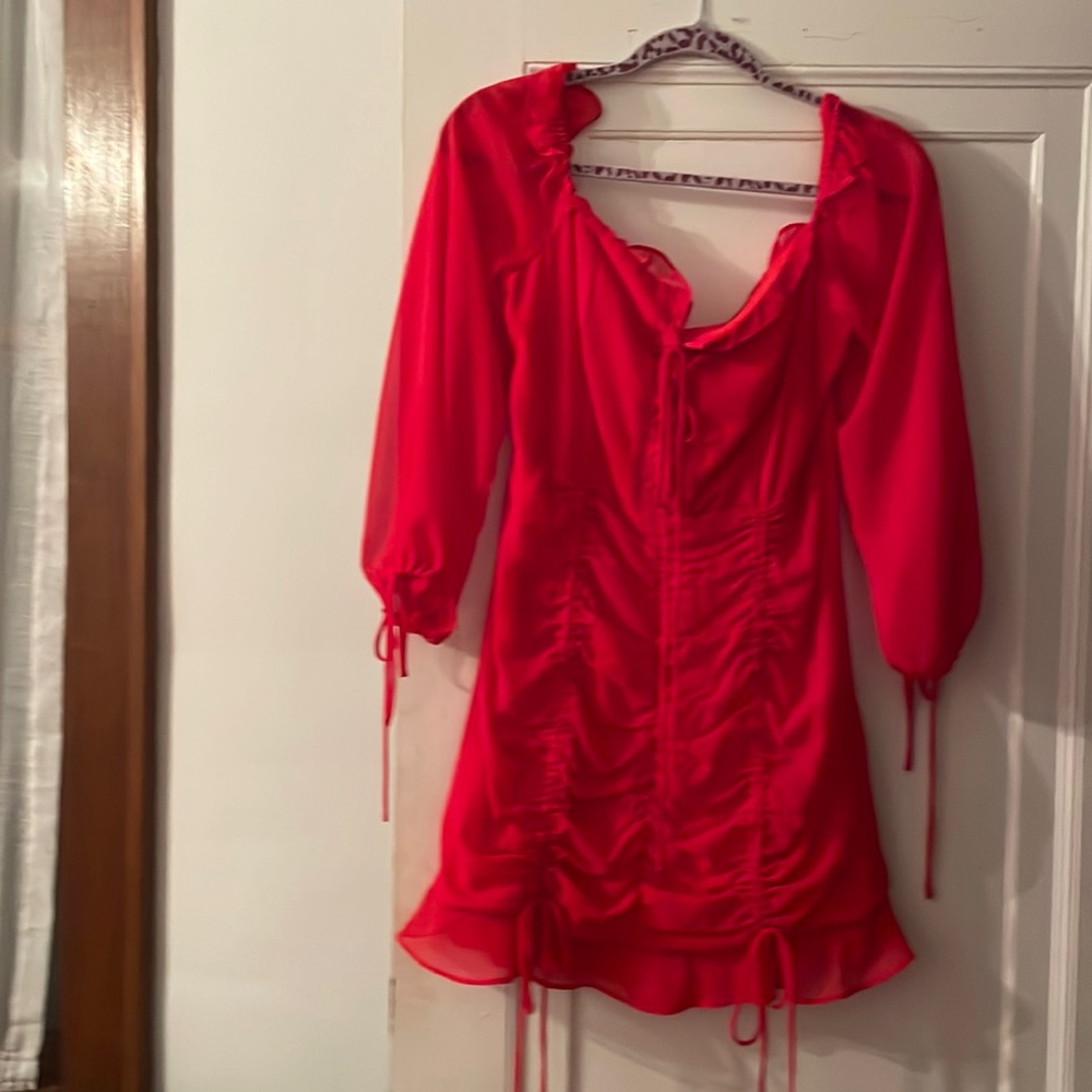 Red dress